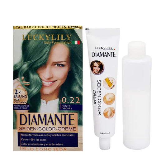 Tinte para el Cabello DIAMANTE #0.22 Menta Oscura