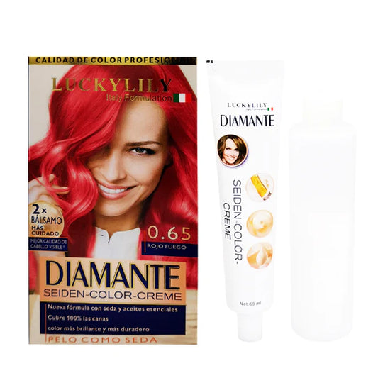 Tinte para el Cabello DIAMANTE #0.65 Rojo Fuego