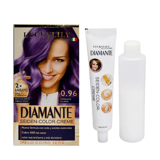 Tinte para el Cabello DIAMANTE #0.96 Morado Claro