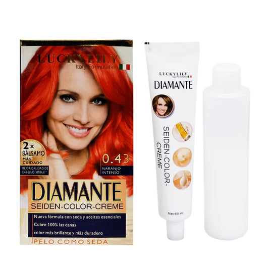 Tinte para el Cabello DIAMANTE #0.43 Naranja Intenso