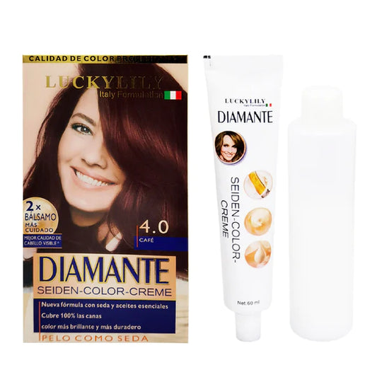 Tinte para el Cabello DIAMANTE #4.0 Café