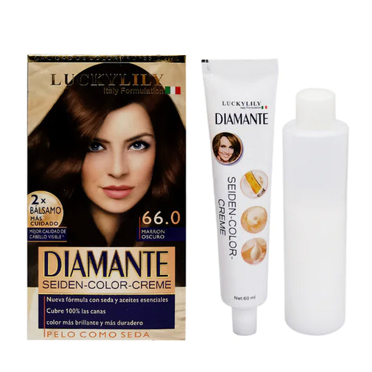 Tinte para el Cabello DIAMANTE #66.0 Marron Oscuro