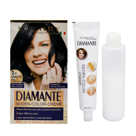 Tinte para el Cabello DIAMANTE #33.0 Marrón Extra Oscuro