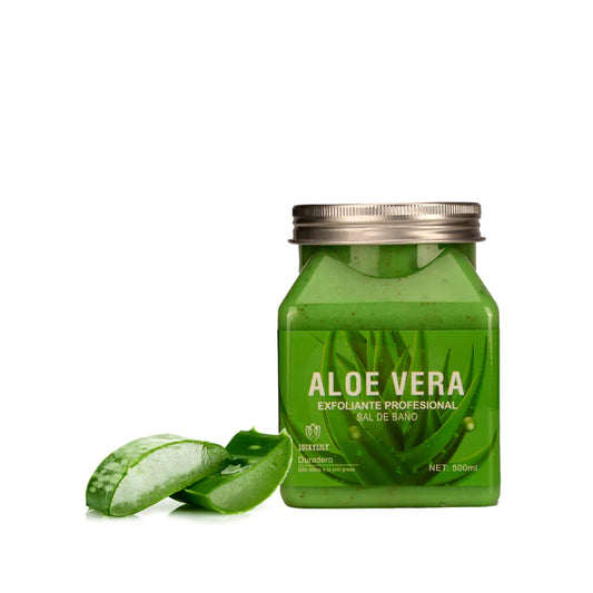 Sal de baño exfoliante de Aloe Vera 120g