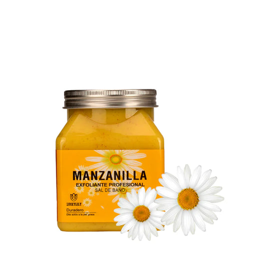 Sal de baño exfoliante de Manzanilla 500ml