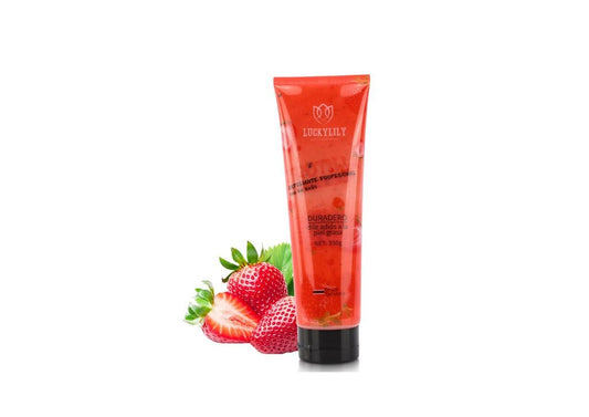 Sal de baño exfoliante de Frutilla