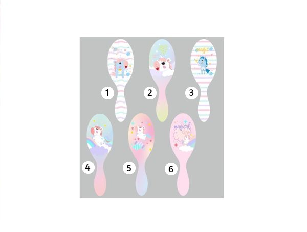 Cepillo Unicornio Colores Pastel