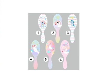 Cepillo Unicornio Colores Pastel