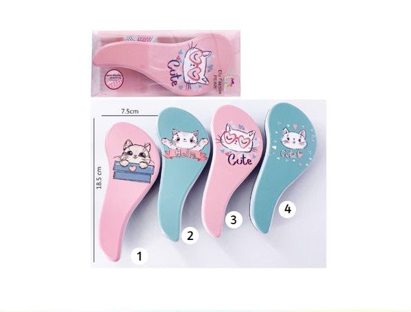 Cepillo Estampado Gatitos