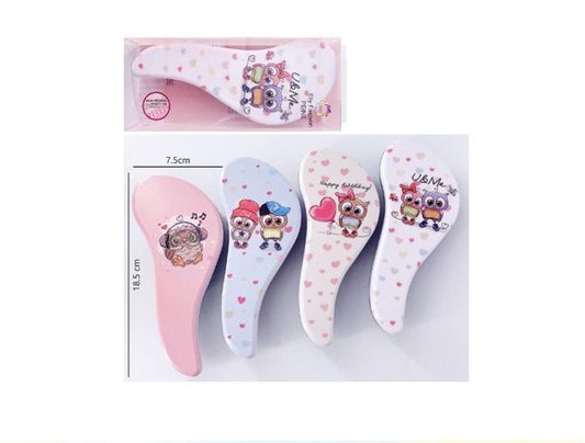 Cepillo Estampado Búhos