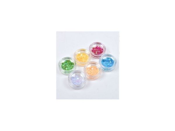 Decoración para Uñas Postizas 6 Colores.