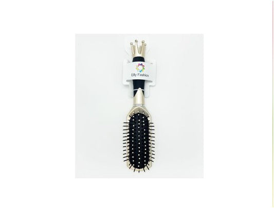 Cepillo Ovalado Dorado, con Mango de Corona Ergonómico.