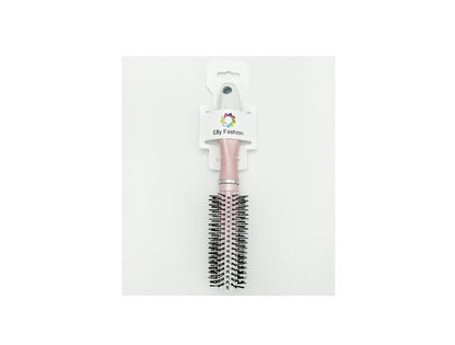 Cepillo Redondo Color Perlado Rosa Multi Cerdas