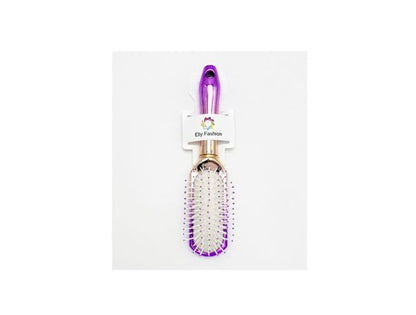 Cepillo Semi Rectangular Color Violeta Degradado.