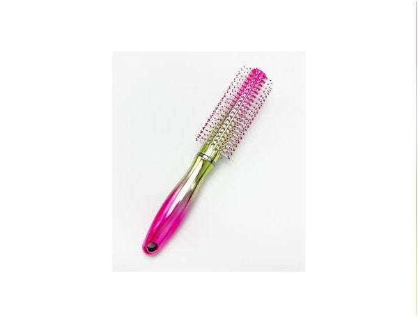 Cepillo Redondo Fucsia Degradado 2 colores.