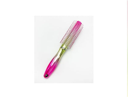Cepillo Redondo Fucsia Degradado 2 colores.