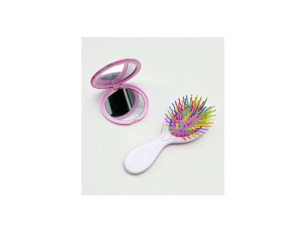 Cepillo Circular  y Espejo Pink