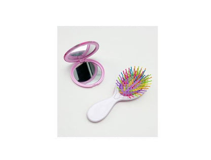Cepillo Circular  y Espejo Pink