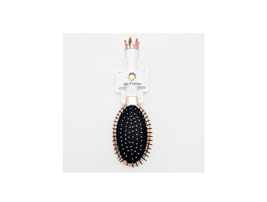 Cepillo Circular Color Bronce Con Mango de Corona.